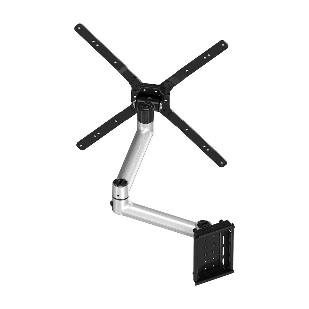 TV Slatwall Mount - Quick Release 32 to 50" Rotating & Double Arm - BL-T356