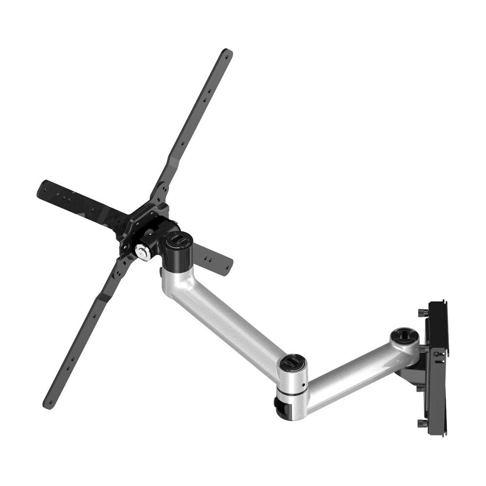 TV Slatwall Mount - Quick Release 32 to 50" Rotating & Double Arm - BL-T356