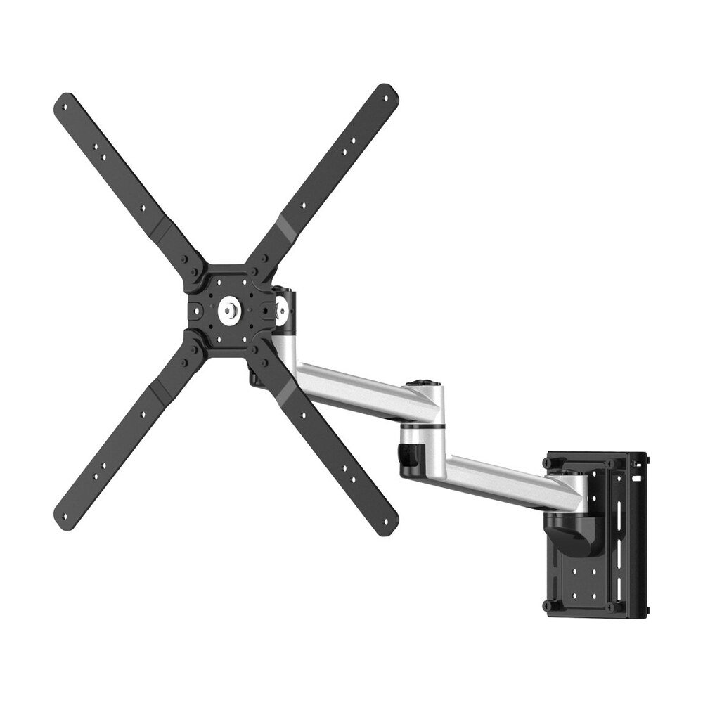 TV Slatwall Mount - Quick Release 32 to 50" Rotating & Double Arm - BL-T356