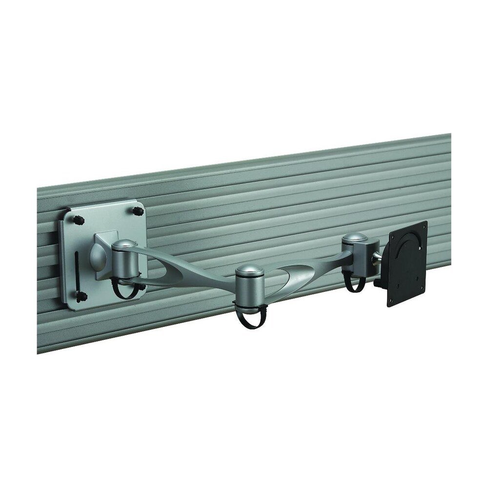VESA Mount for Slatwall w/ Dual LCD Monitor Arm - SM-1A2