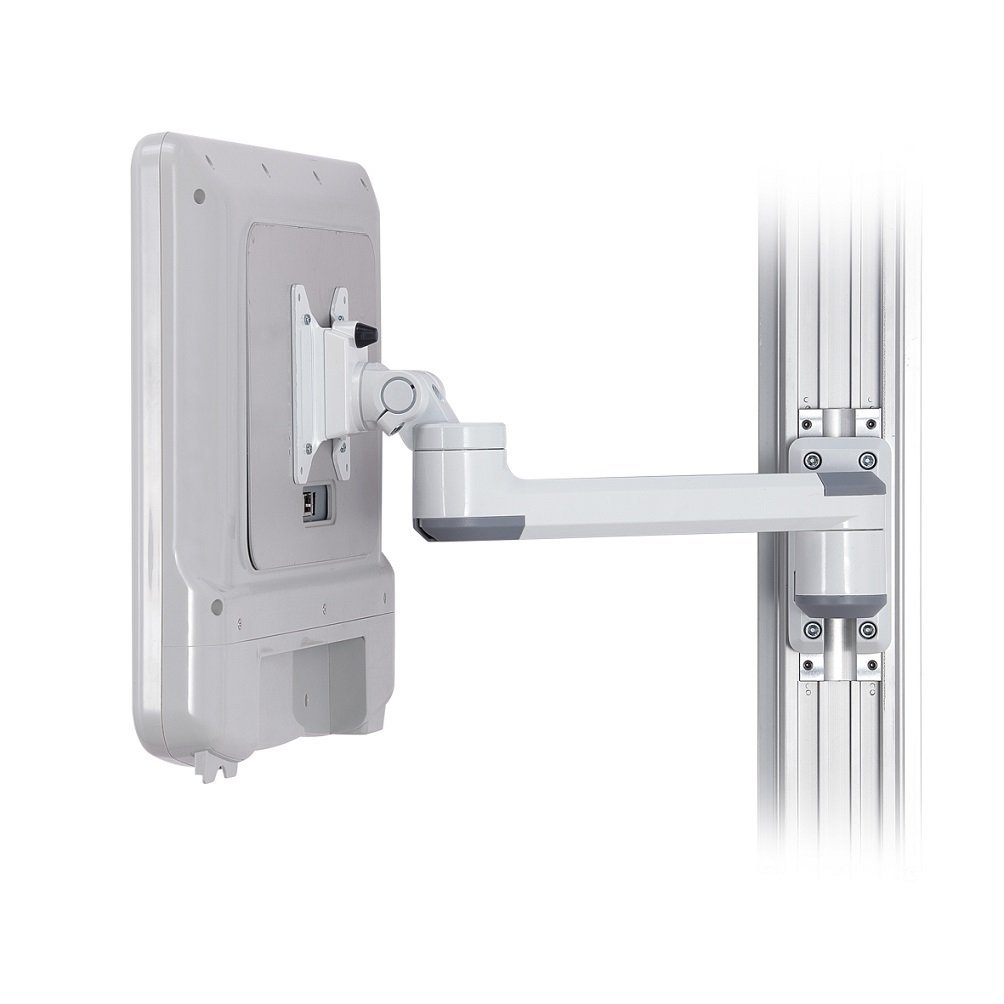 Monitor Track Mount w/ Single Laterally Adjustable Arm - TM-1VM