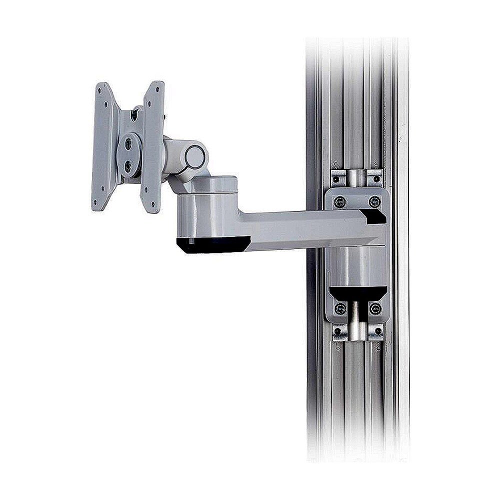 Monitor Track Mount w/ Single Laterally Adjustable Arm - TM-1VM