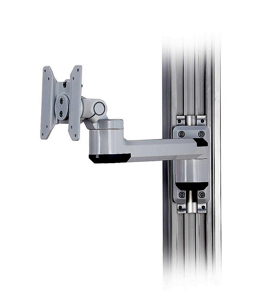 Monitor Track Mount w/ Single Laterally Adjustable Arm - TM-1VM