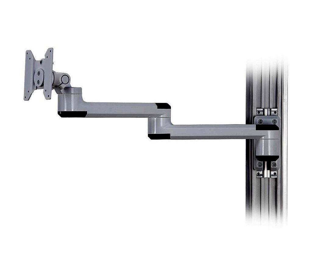 Monitor Track Mount w/ Laterally Adjustable Arms - TM-2VM