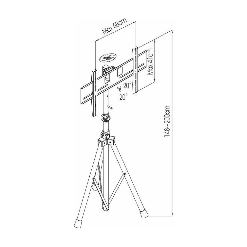 32 to 42" Tripod TV Stand - Adjustable - TR-OS41