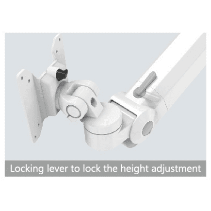 Sit-Stand Monitor Wall Mount w/ Articulating Arm - WM-SM