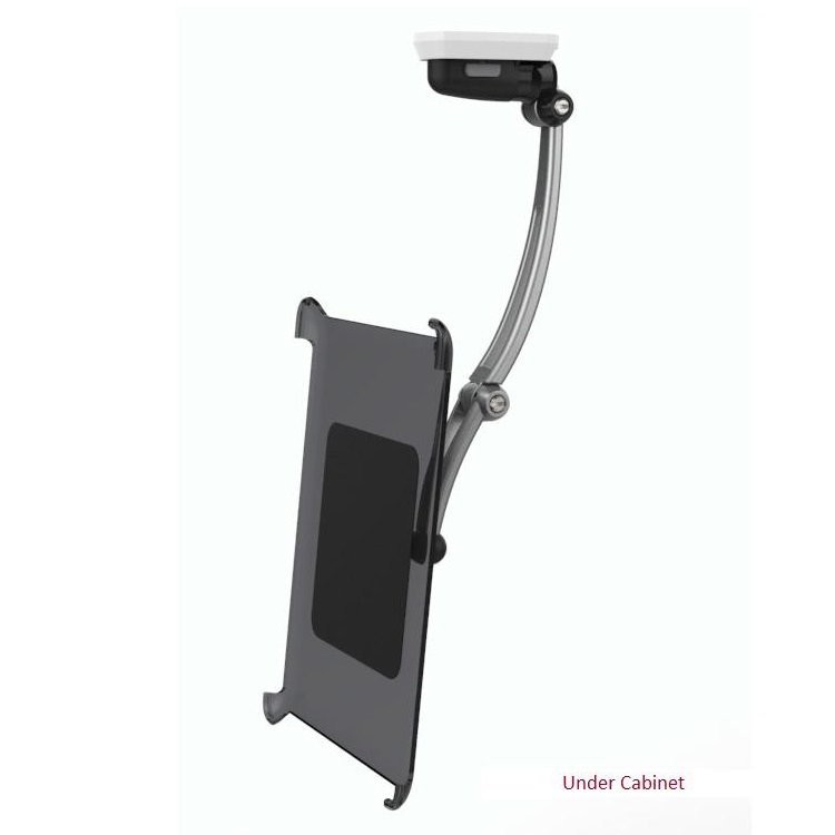 Under Cabinet & Wall Mount Desk Stand or Magnet for ipad - DWU-1W