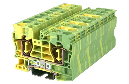 AK10-PE — DIN Rail terminal blocks, Grounding terminal blocks
