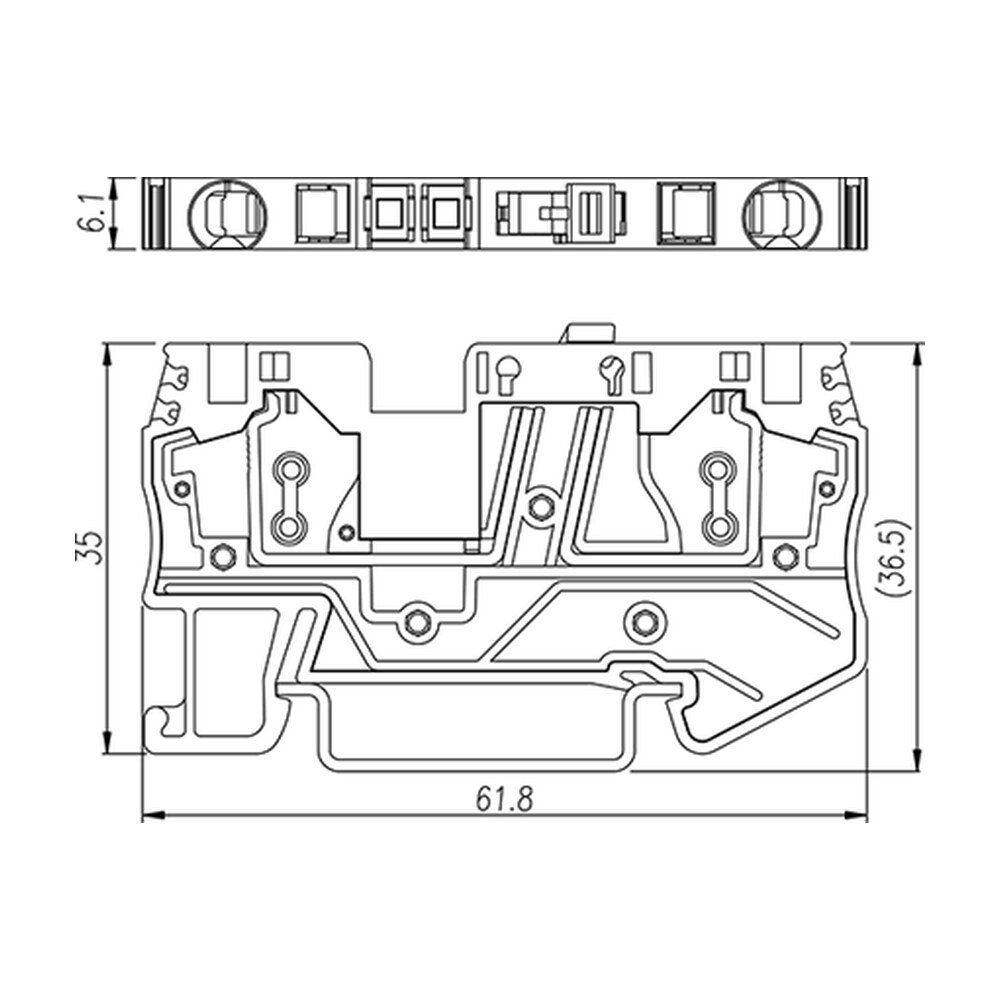 AK4-TG — DIN Rail terminal blocks, Disconnect terminal blocks