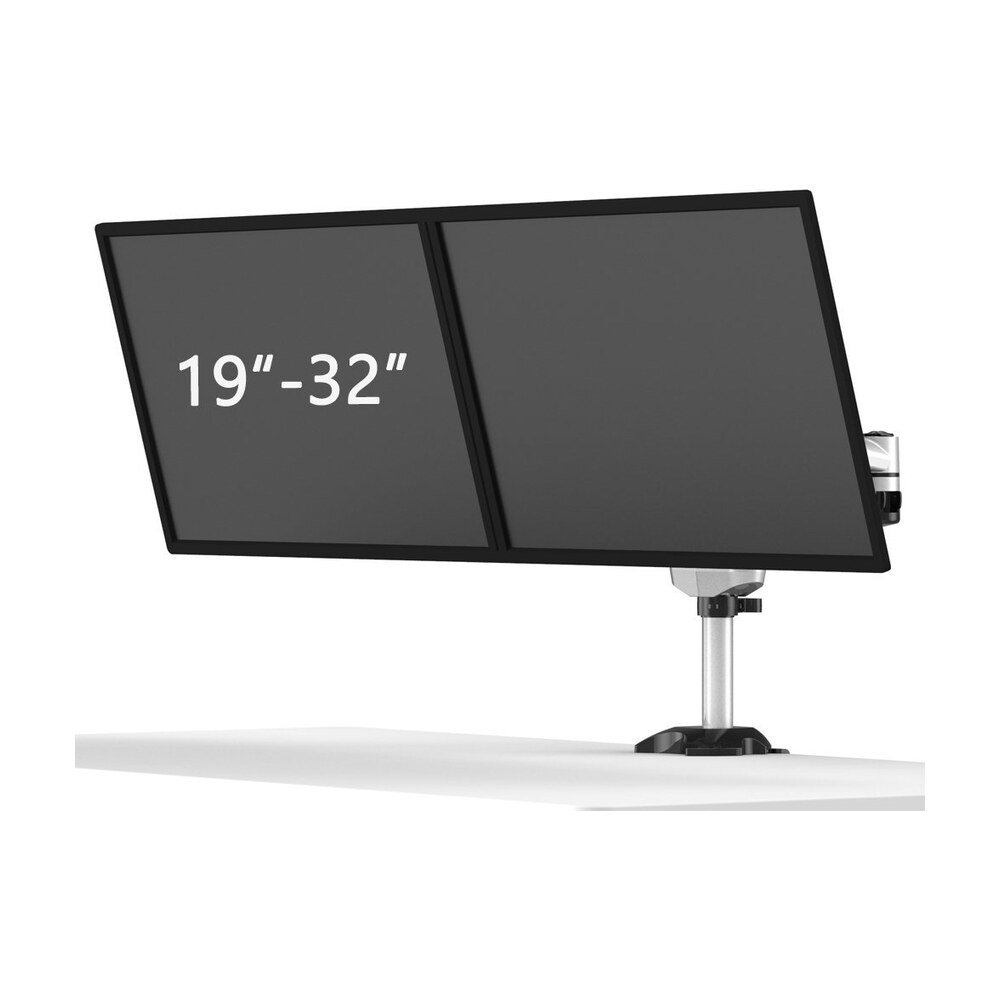 Dual Monitor Stand Side by Side w/ Quick Release & Dual Arms - BL-DM133