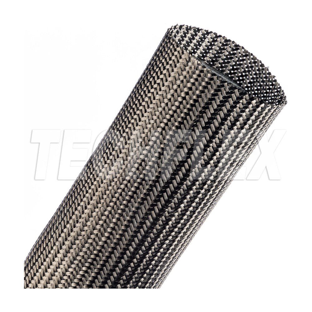 Techflex Carbon Fiber Heavy CAH0.75 - 3/4" Carbon Fibre Sleeving