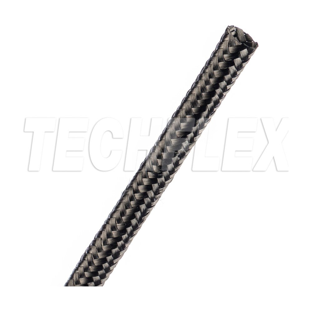 Techflex Carbon Fiber Light CAL0.25 - 1/4" Carbon Fibre Sleeving
