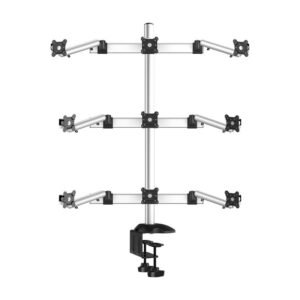 9 Monitor Desk Mount w/ Quick Release Spring Arms & Low Profile - BL-DM359