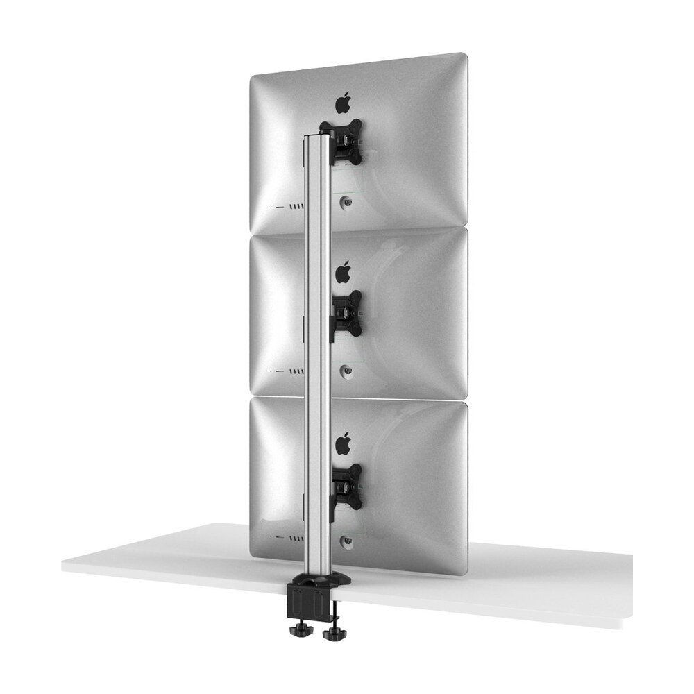 Triple Monitor Desk Mount for Apple Stacked w/ Quick Release - BL-AP36