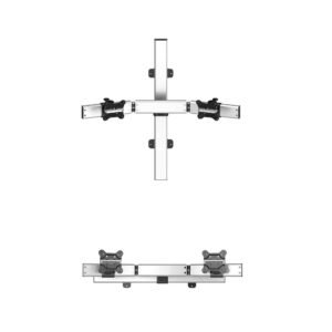 Dual Monitor Wall Mount for Apple Low Profile w/ Quick Release