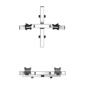 Dual Monitor Wall Mount for Apple Low Profile w/ Quick Release