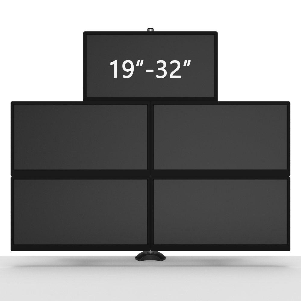 Five Monitor Mount w/ Quick Release & Low Profile - BL-DM362