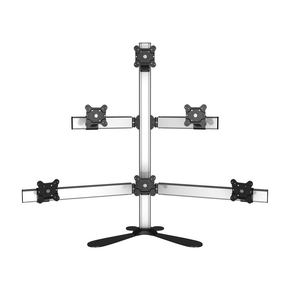 Six Monitor Stand Quick Release w/ Pyramid Setup - BL-PF126