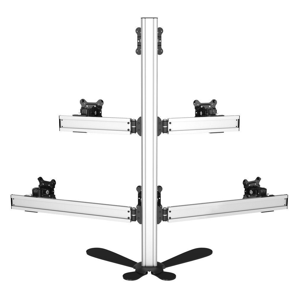 Six Monitor Stand Quick Release w/ Pyramid Setup - BL-PF126