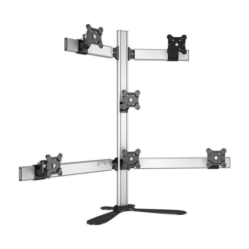 Six Monitor Stand Quick Release w/ Pyramid Setup - BL-PF126