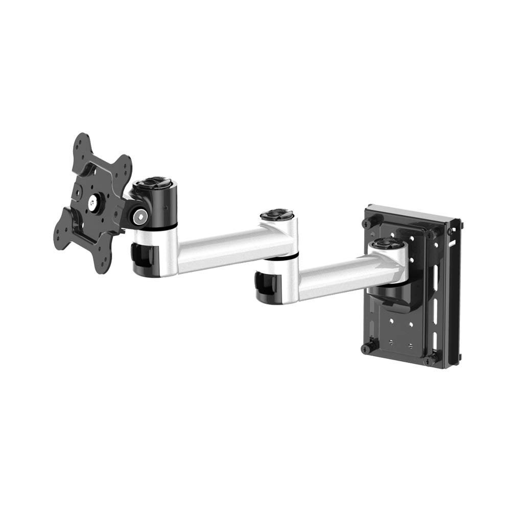 VESA Mount for Slatwall w/ Quick Release Dual Arm - BL-S280