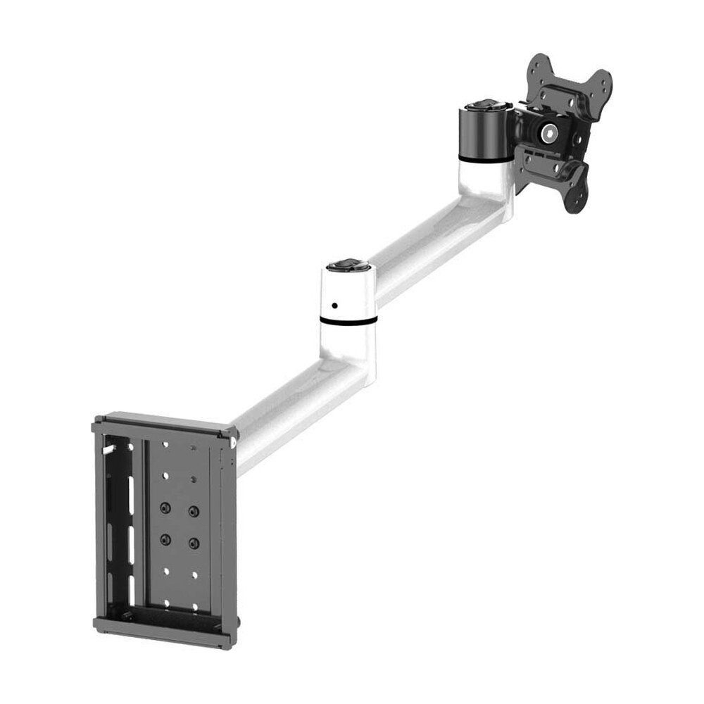 VESA Mount for Slatwall w/ Quick Release Dual Arm - BL-S280