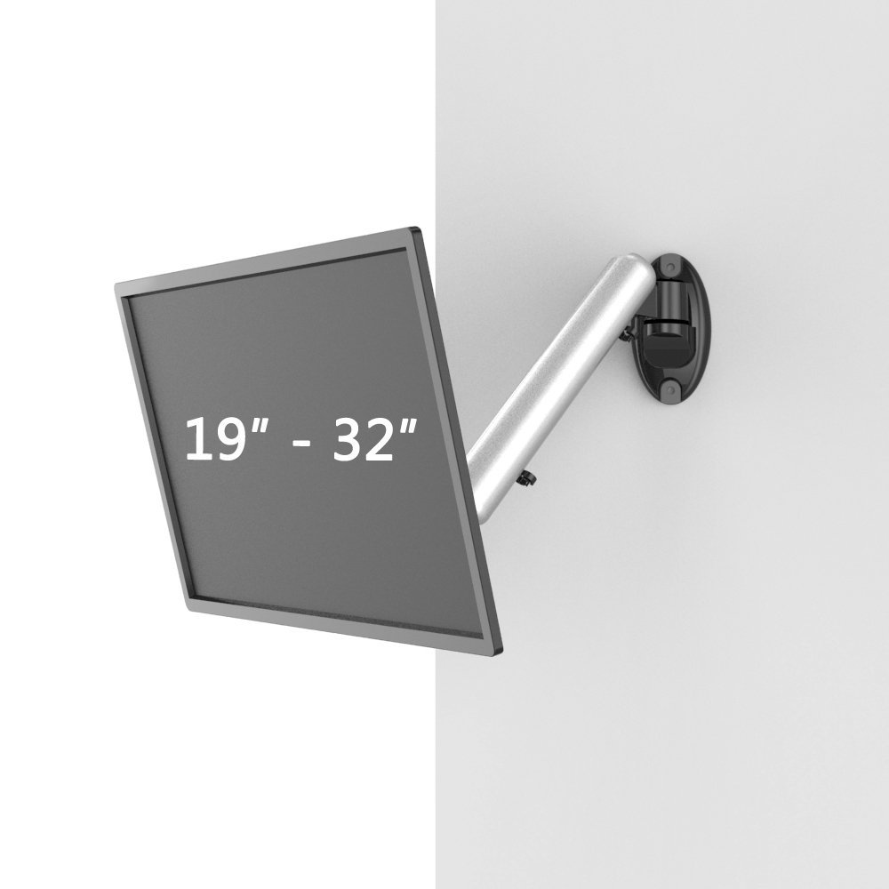 VESA Wall Mount Height Adjustable w/ Spring Arm & Quick Release - BL-W196
