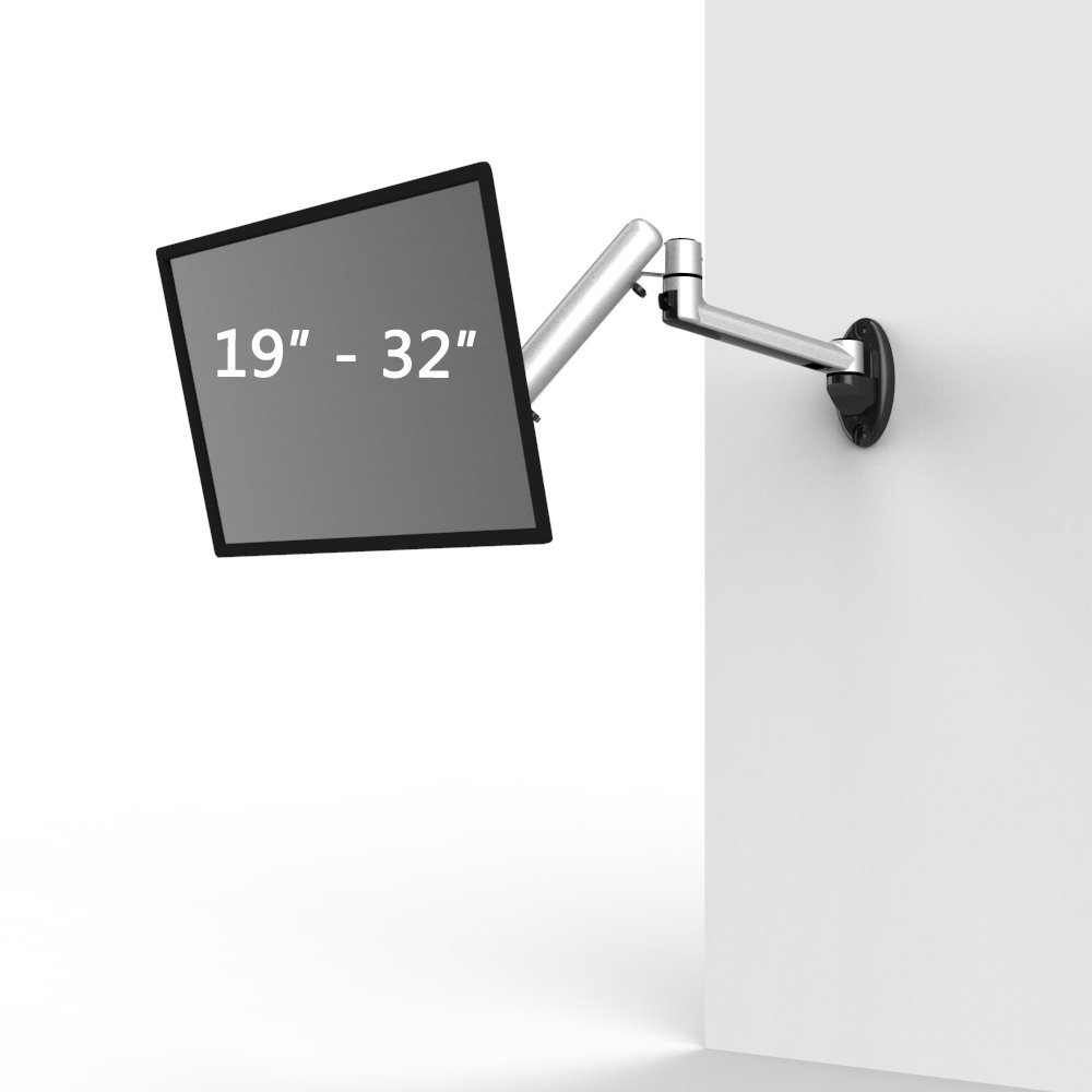 VESA Wall Mount Full Motion w/ Spring Arm & Quick Release - BL-W197