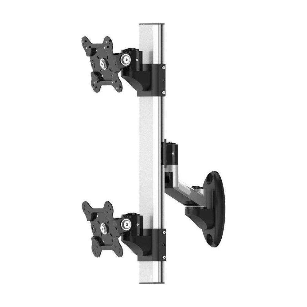 Dual VESA Wall Mount Top-Down w/ Quick Release & Single Arm - BL-W204