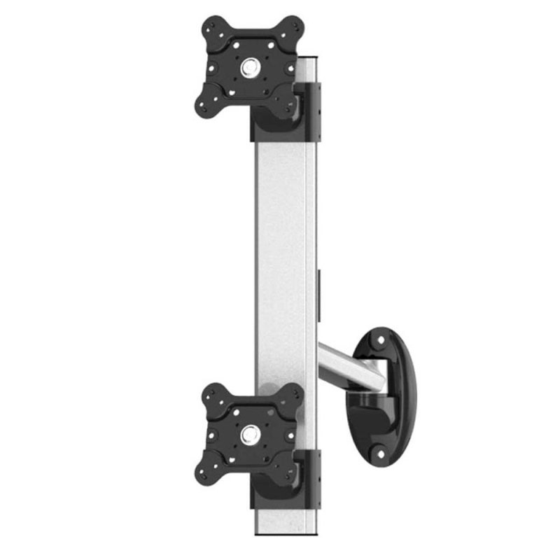 Dual VESA Wall Mount Top-Down w/ Quick Release & Single Arm - BL-W204