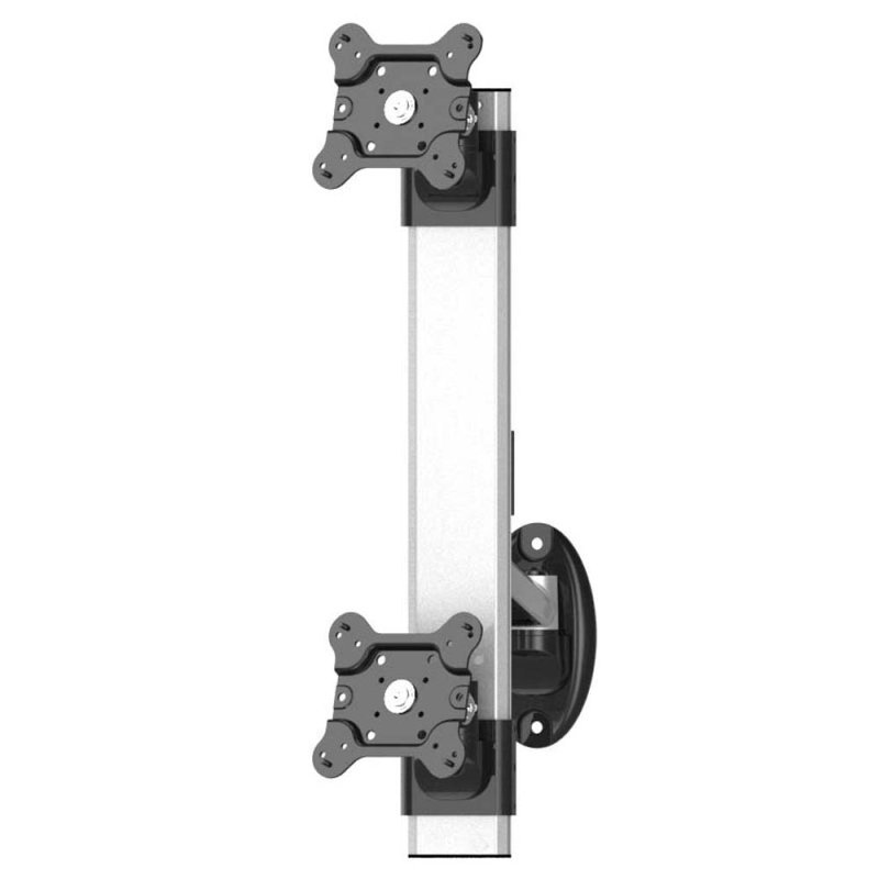 Dual VESA Wall Mount Top-Down w/ Quick Release & Single Arm - BL-W204