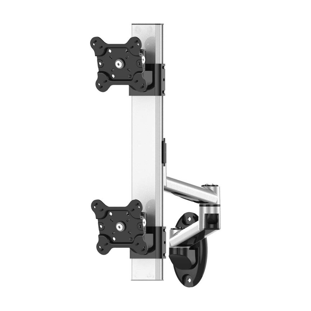 Dual VESA Wall Mount Top-Down w/ Quick Release & Dual Arm - BL-W205