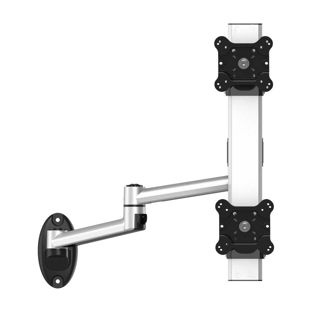 Dual VESA Wall Mount Top-Down w/ Quick Release & Dual Arm - BL-W205
