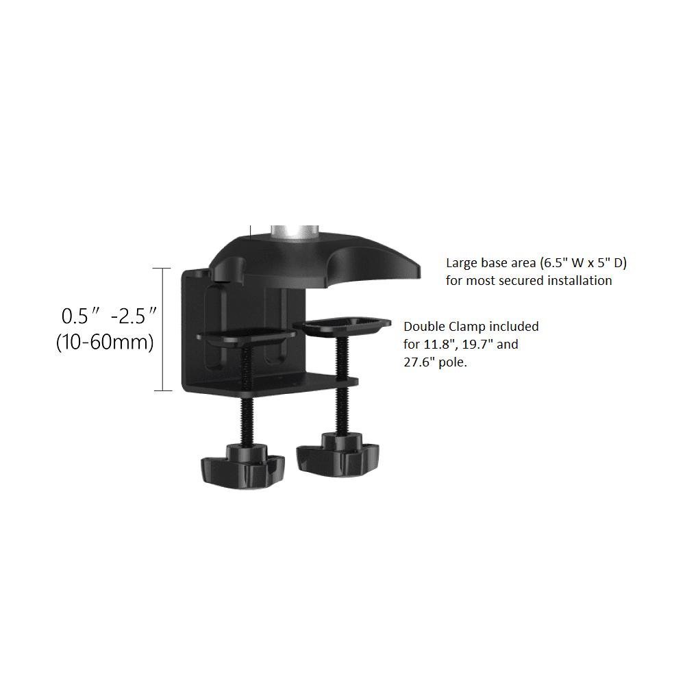 Dual Monitor Stand Heavy Duty w/ 2-in-1 Base & Quick Release - BL-DM170