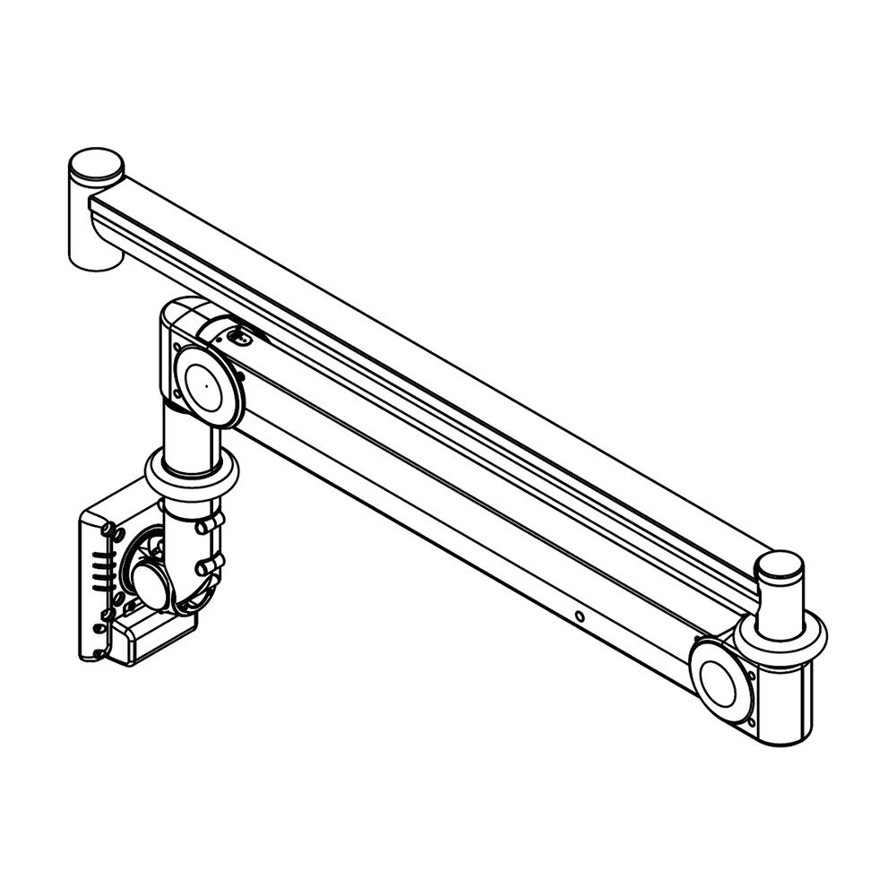 Arm 13.2 lb to 26.4 lb Weight Capacity for Medical Mounts - LR320