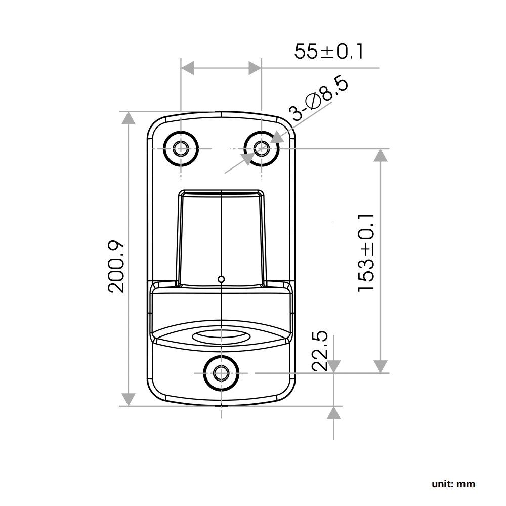 Wall Mounting Unit for MW-M16P - WP-MW-M16P