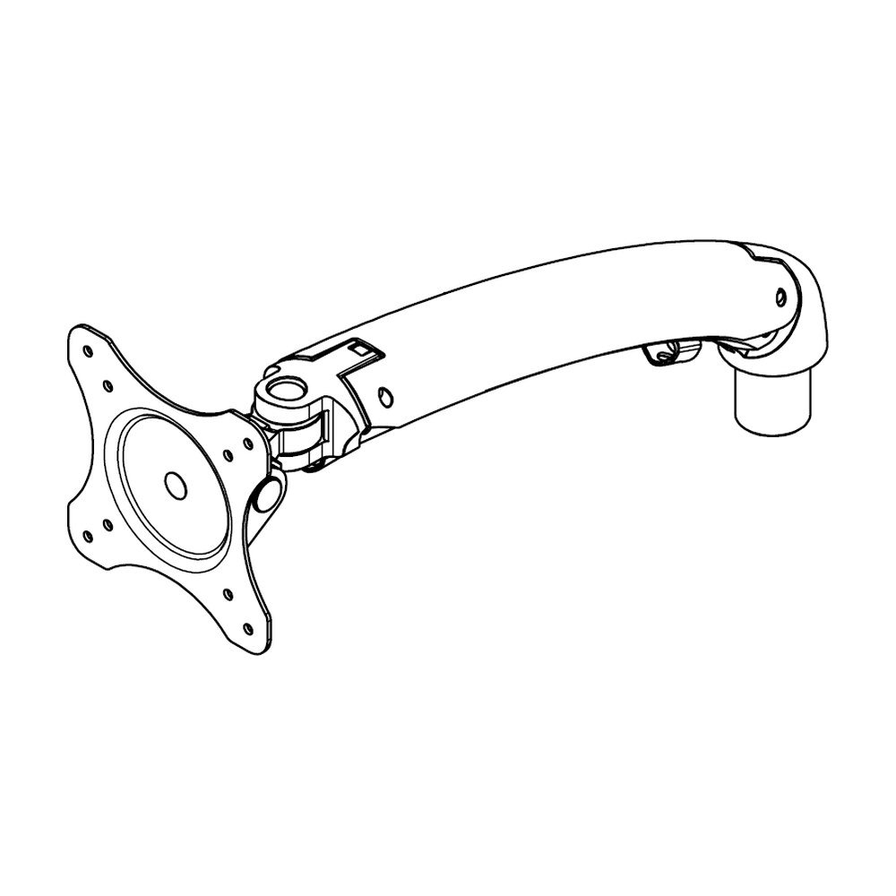Spring Arm for Apple VESA Mount D Series Silver - PC311-HD-S-FroSpg