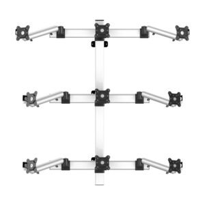 VESA Wall Mount for 9 Monitors 3X3 w/ Quick Release