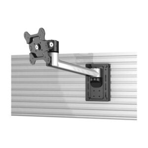 VESA Mount for Slatwall w/ Quick Release Single Arm