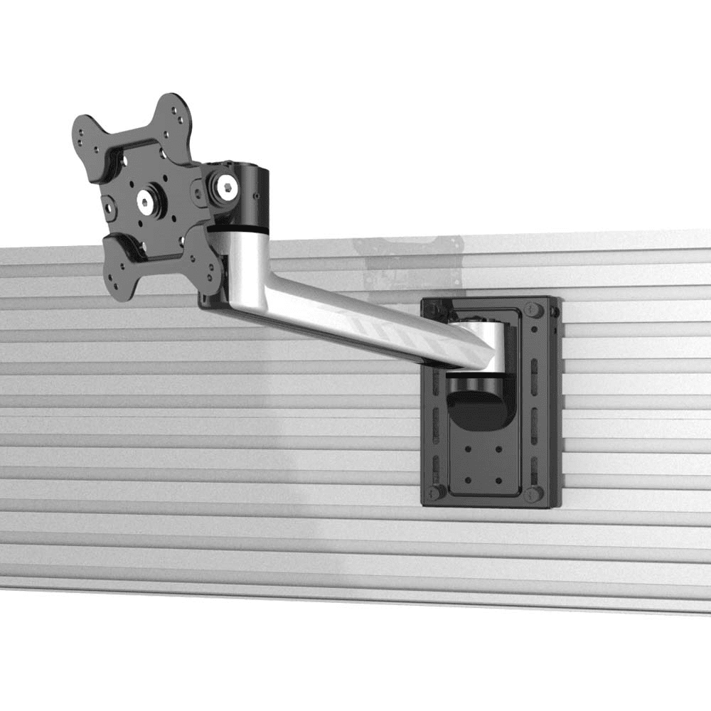 VESA Mount for Slatwall w/ Quick Release Single Arm - BL-S279