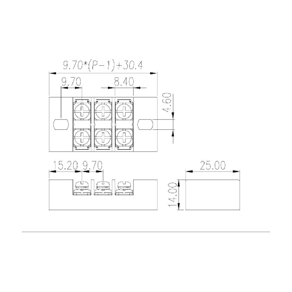 0032-45XX — Panel Mounting, Screw Connection