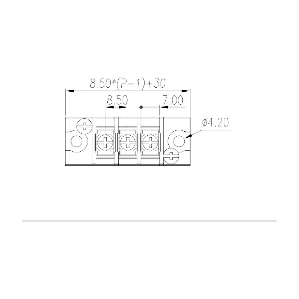 0168-14XX — Barrier terminal blocks , Screw connection