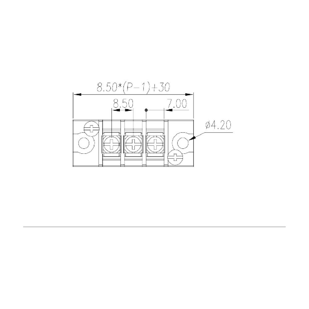0168-15XX — Barrier terminal blocks, Screw connection