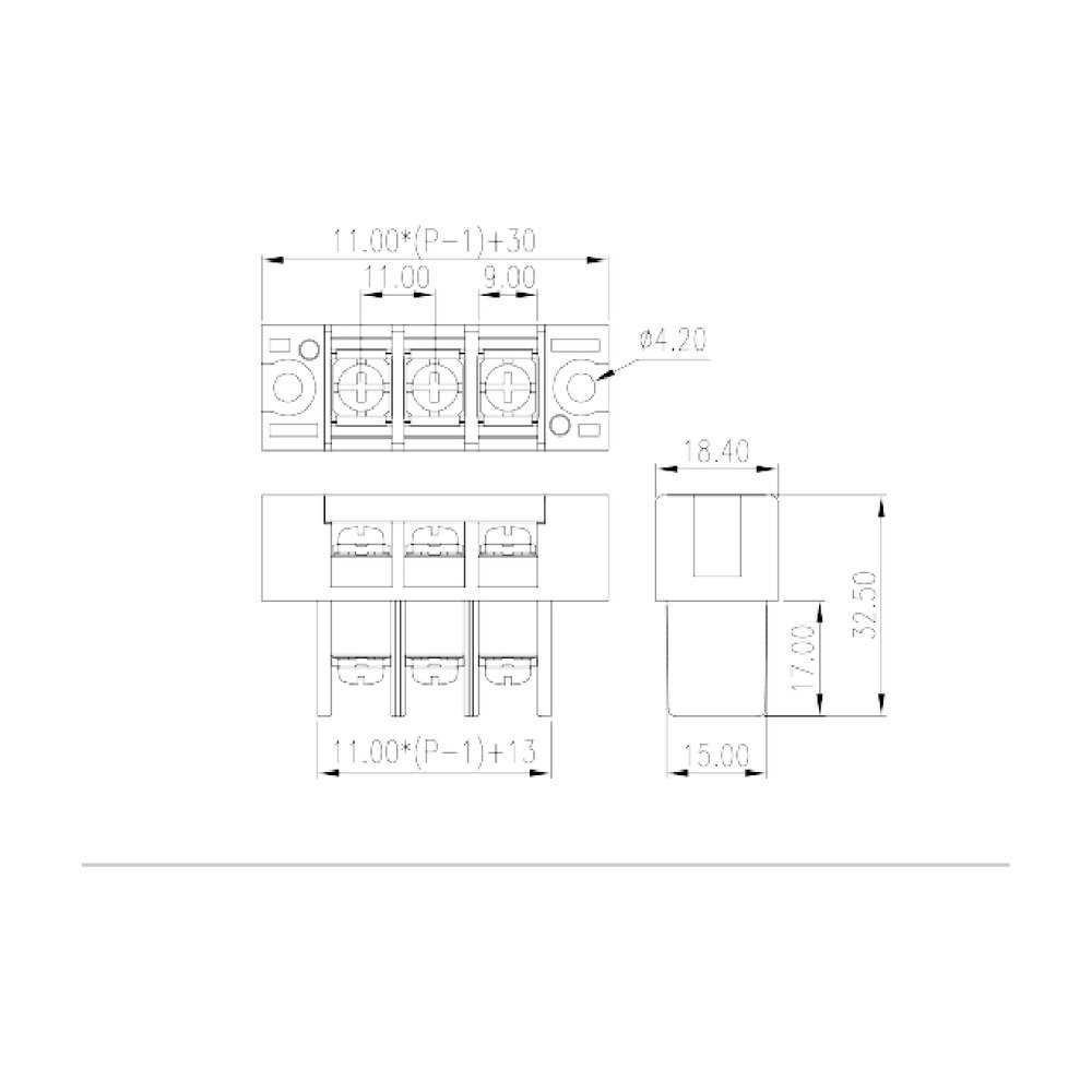 0168-22XX — Barrier terminal blocks , Screw connection