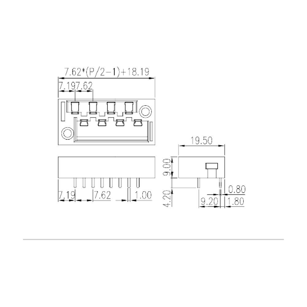 2DSB-01-XX — Barrier terminal blocks , Screw connection