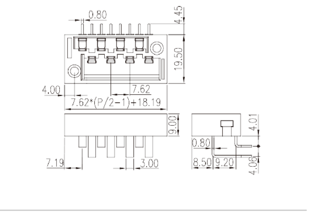 2DSB-14-XX — Barrier terminal blocks, Screw connection