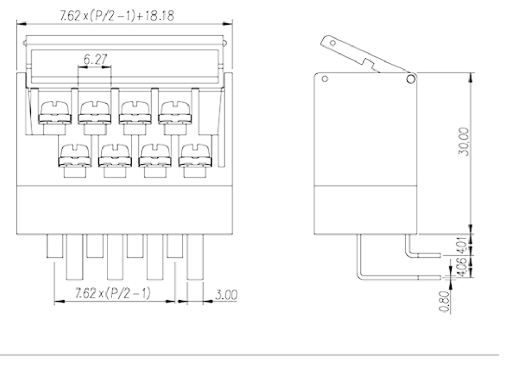 2DSCC-14-XX — Barrier terminal blocks , Screw connection