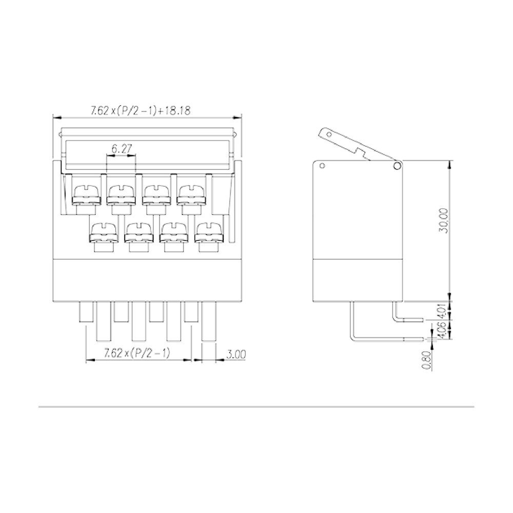 2DSCC-14-XX — Barrier terminal blocks , Screw connection
