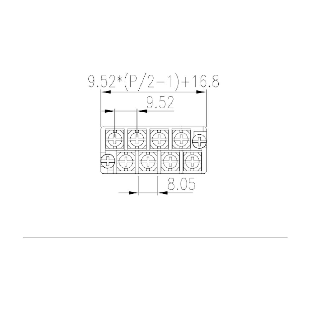 4DSDAC-XX — Barrier terminal blocks , Screw connection