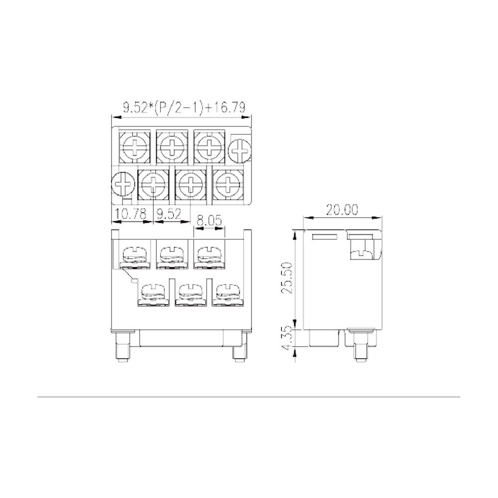 4DSDAN-XX — Pluggable, Screw Connection
